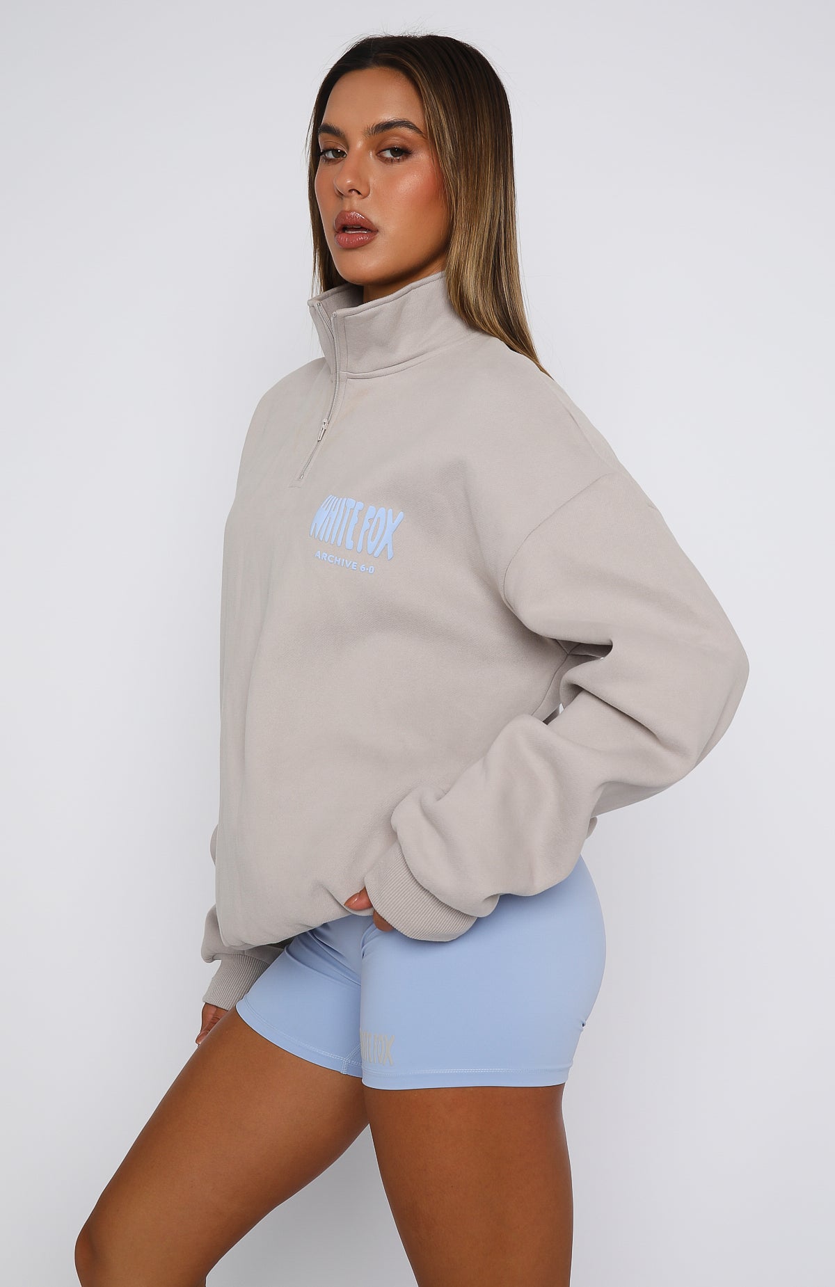 Archive 6.0 Zip Front Sweater Dove