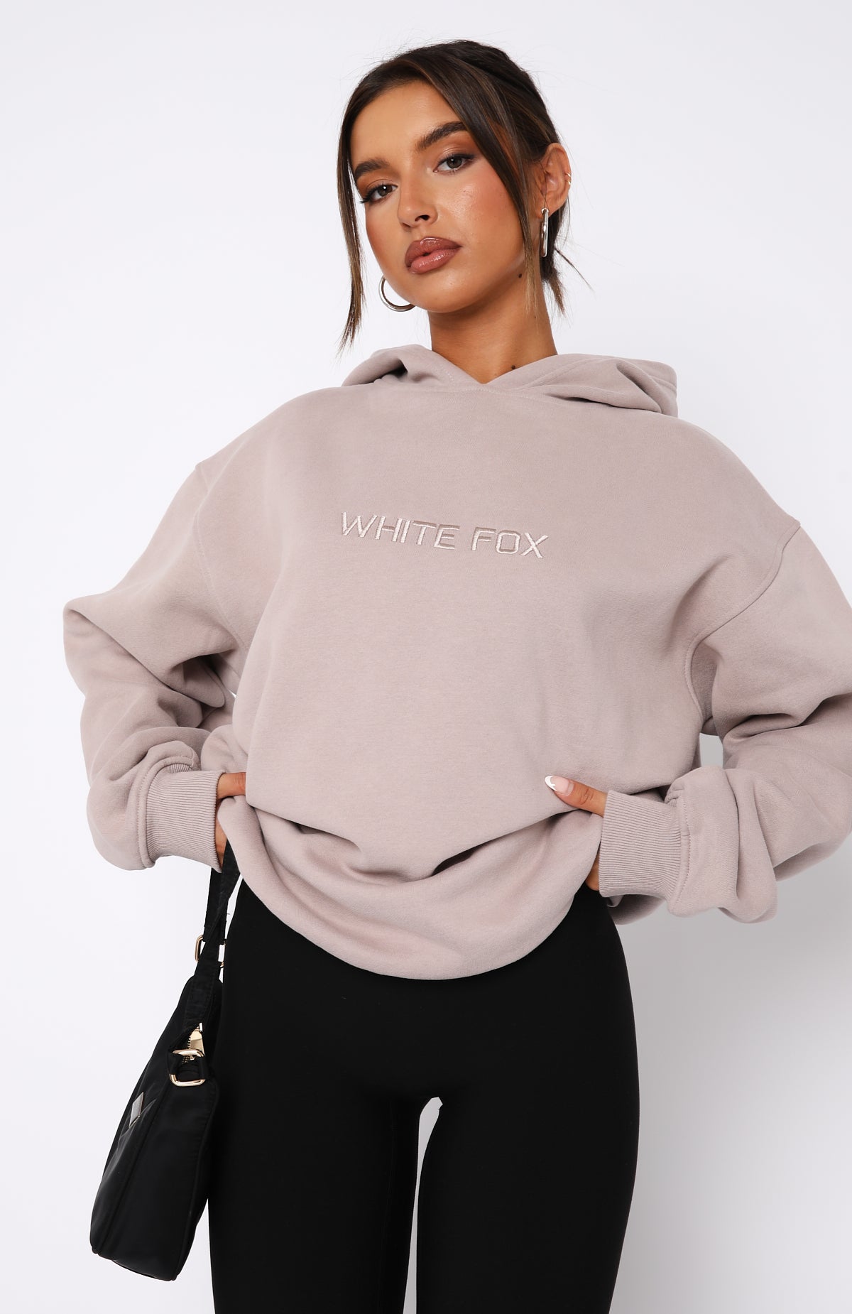 Stay Lifted Oversized Hoodie Cinnamon