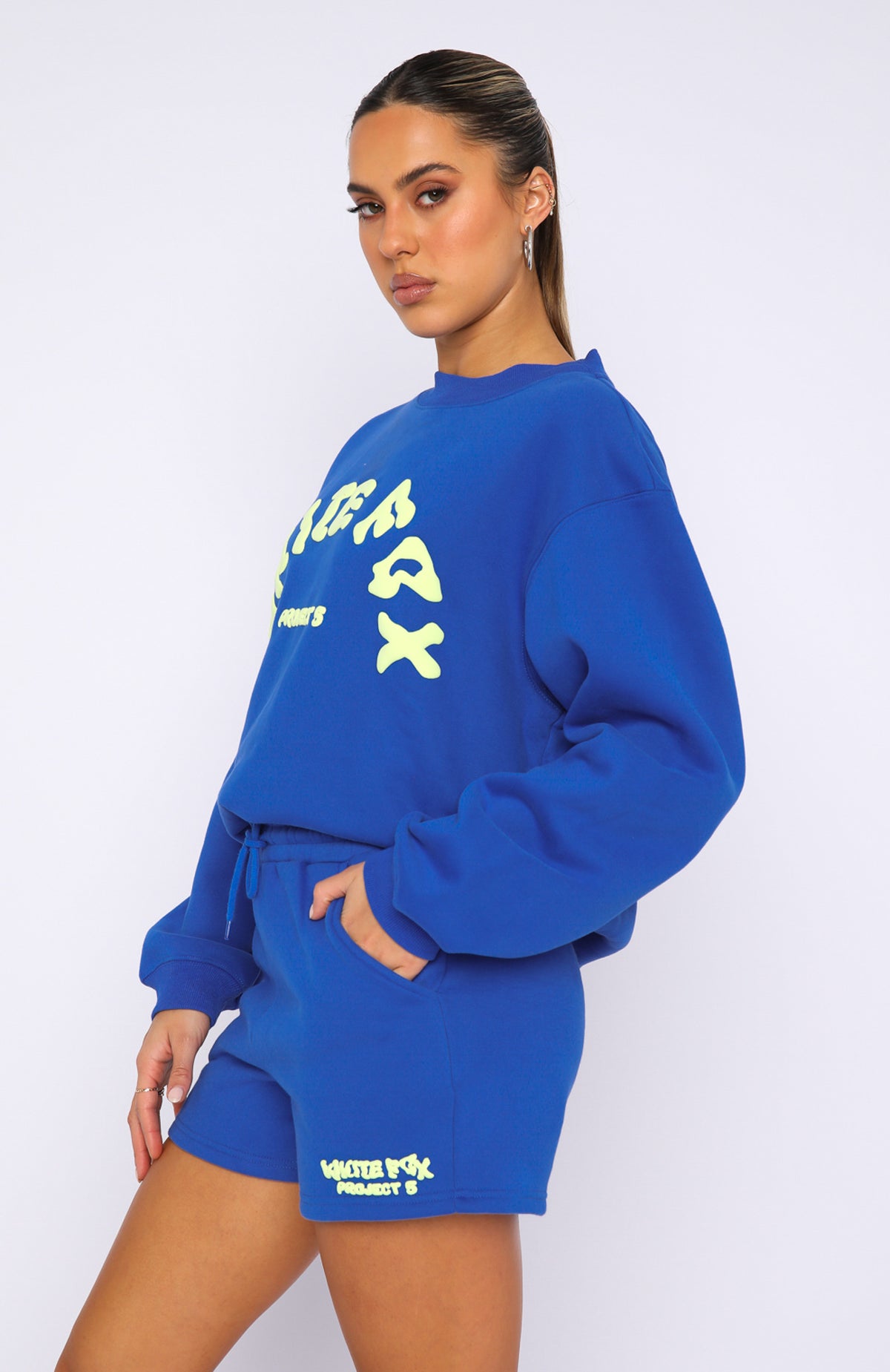 Project 5 Oversized Sweater Cobalt