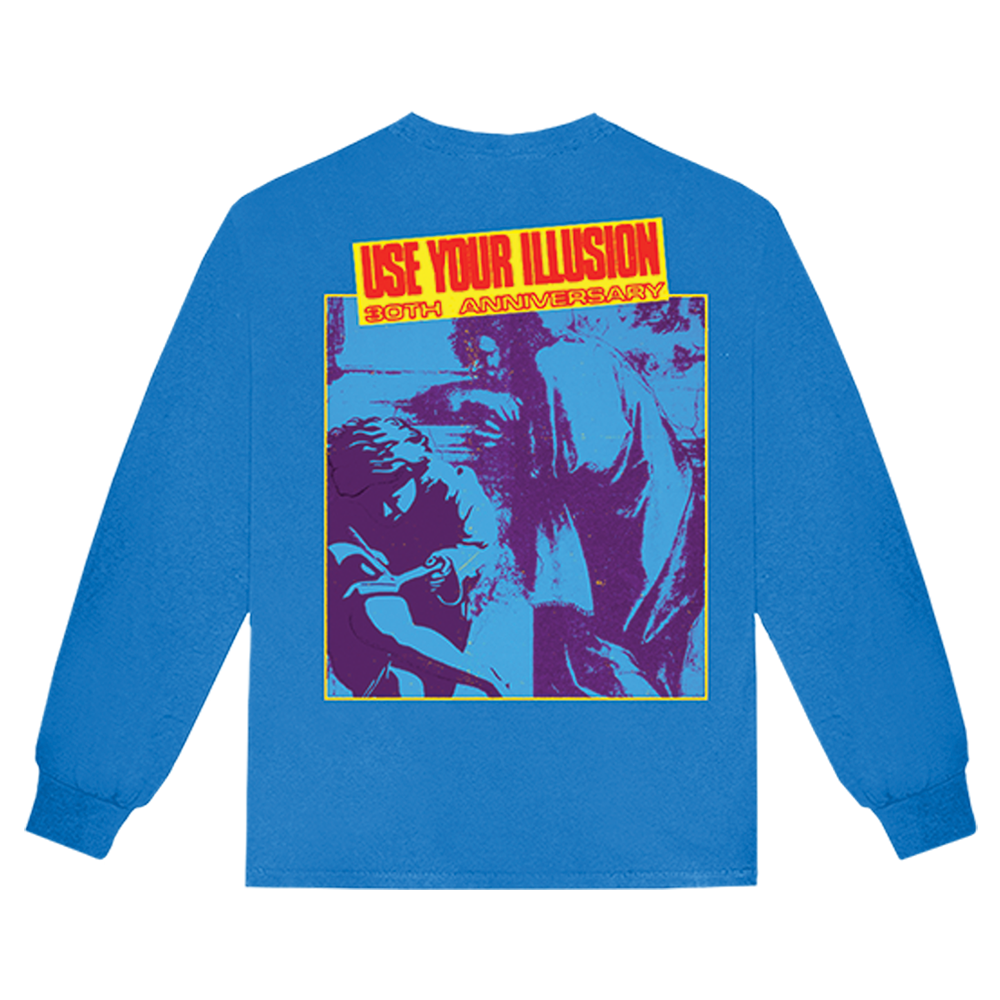 Guns N' Roses 30th Anniversary Use Your Illusion Blue Longsleeve