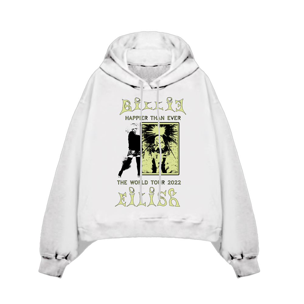Billie Eilish Look Away Off White Tour Hoodie