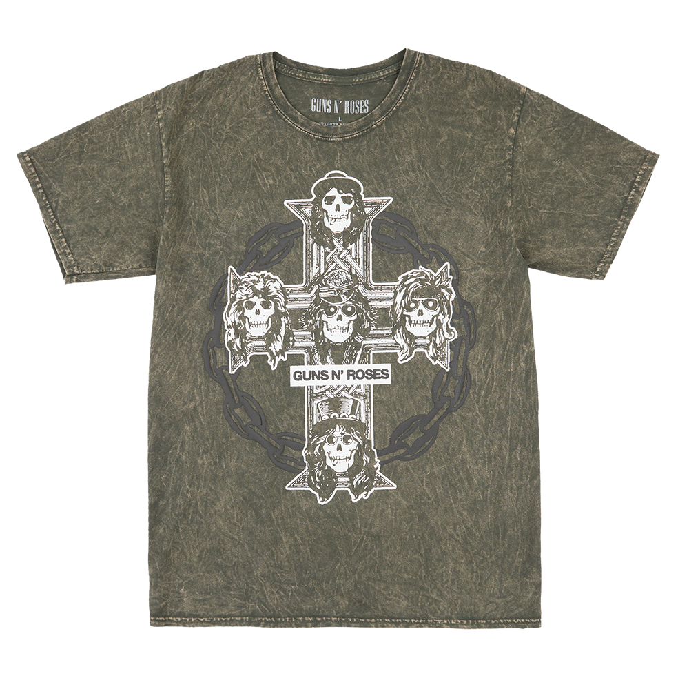 Guns N' Roses Appetite For Destruction Cross and Chain T-Shirt