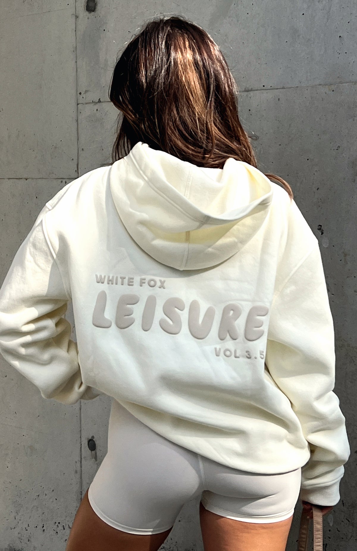 Leisure Series Oversized Hoodie Cream