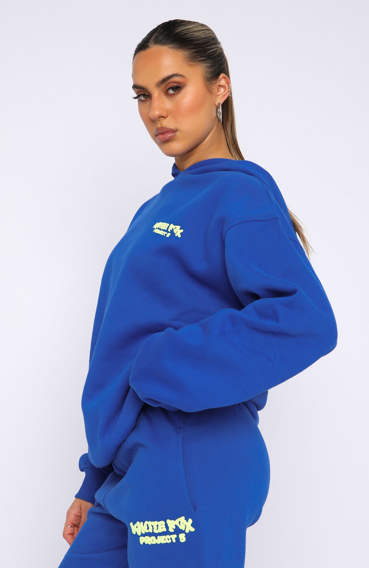 Project 5 Oversized Hoodie Cobalt