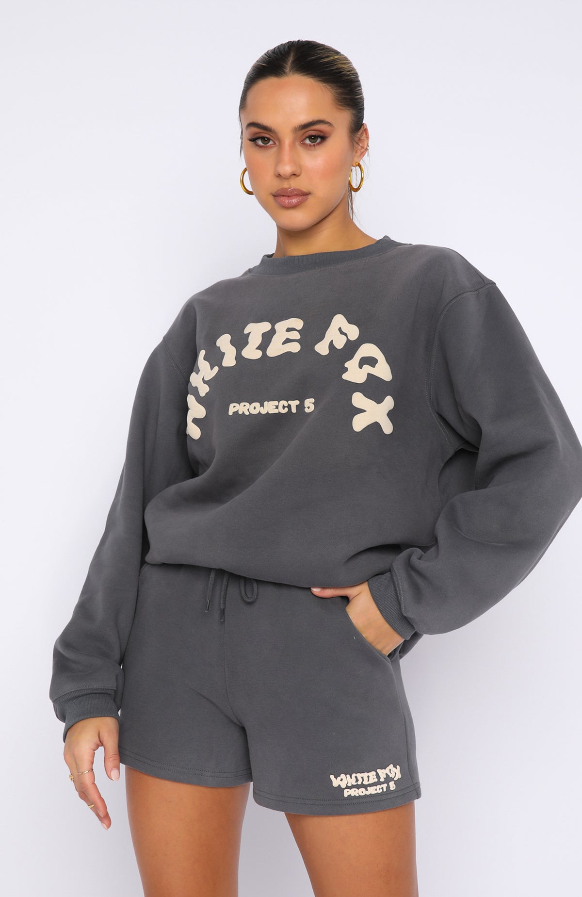 Project 5 Oversized Sweater Volcanic