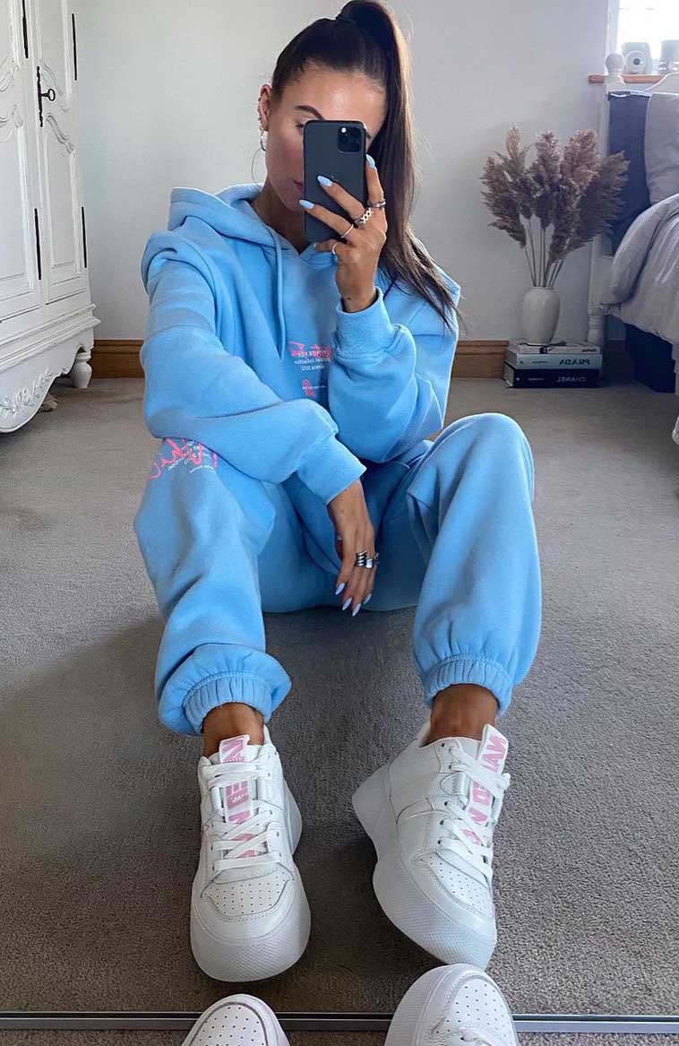 The New Way Hoodie Baby Blue