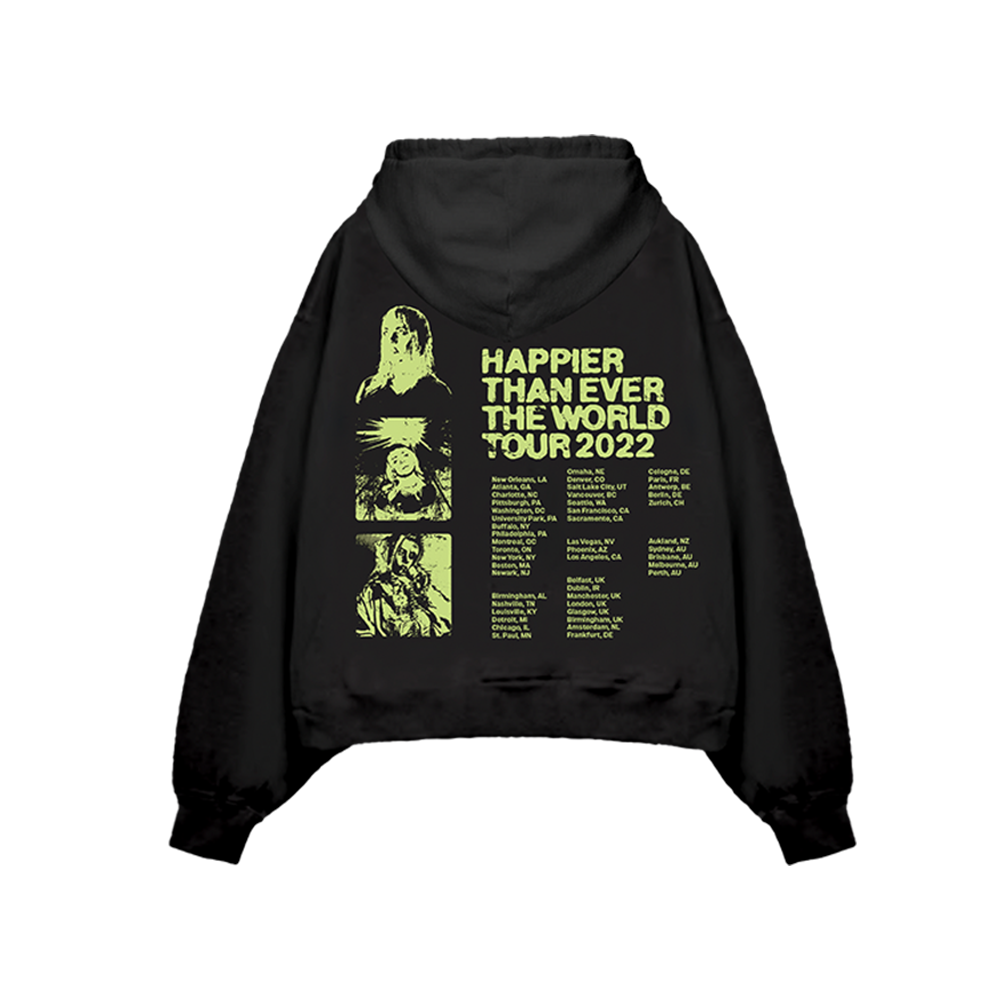 Billie Eilish World Tour Black Hoodie