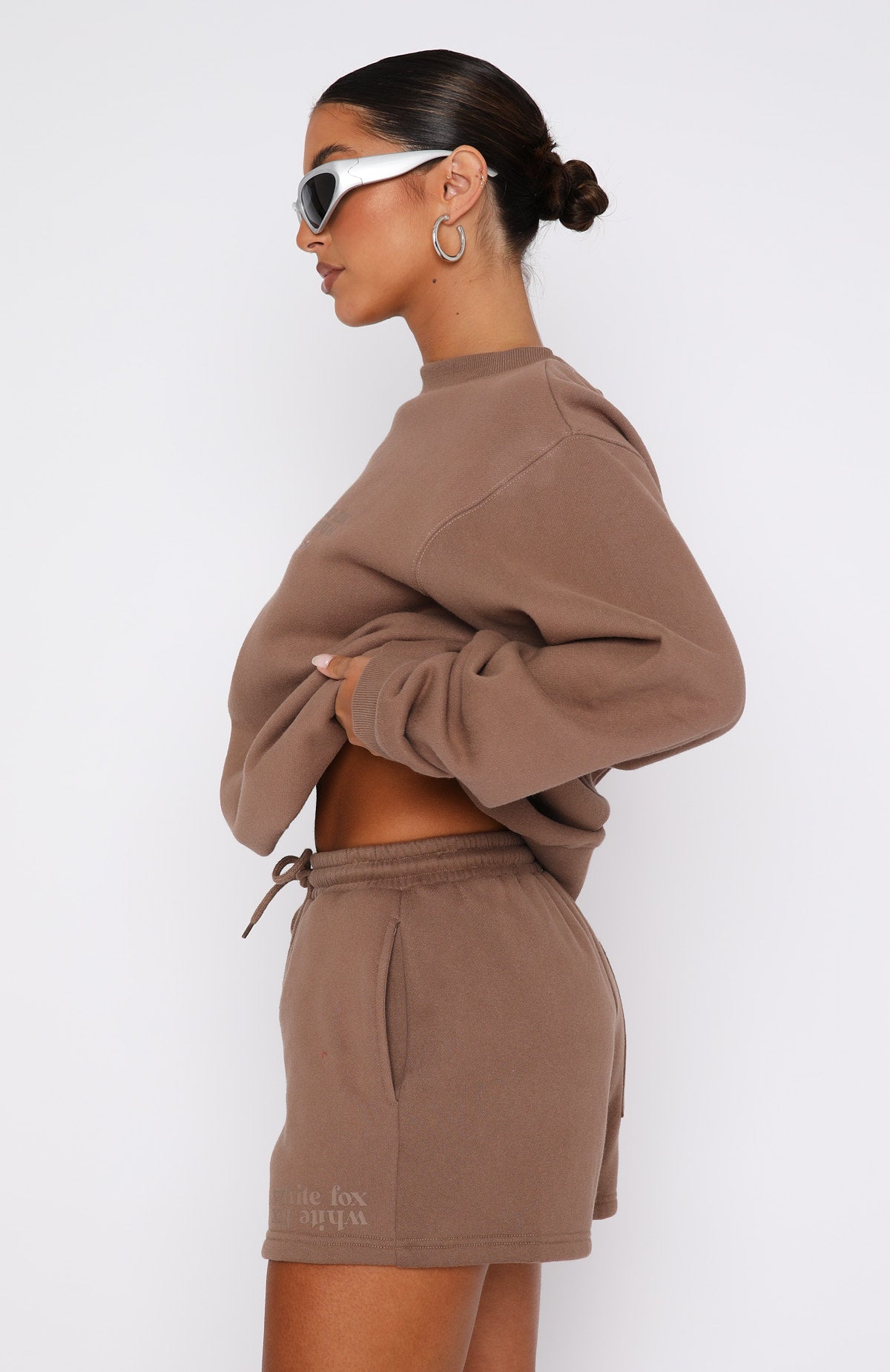 Made You Smile Oversized Sweater Mocha