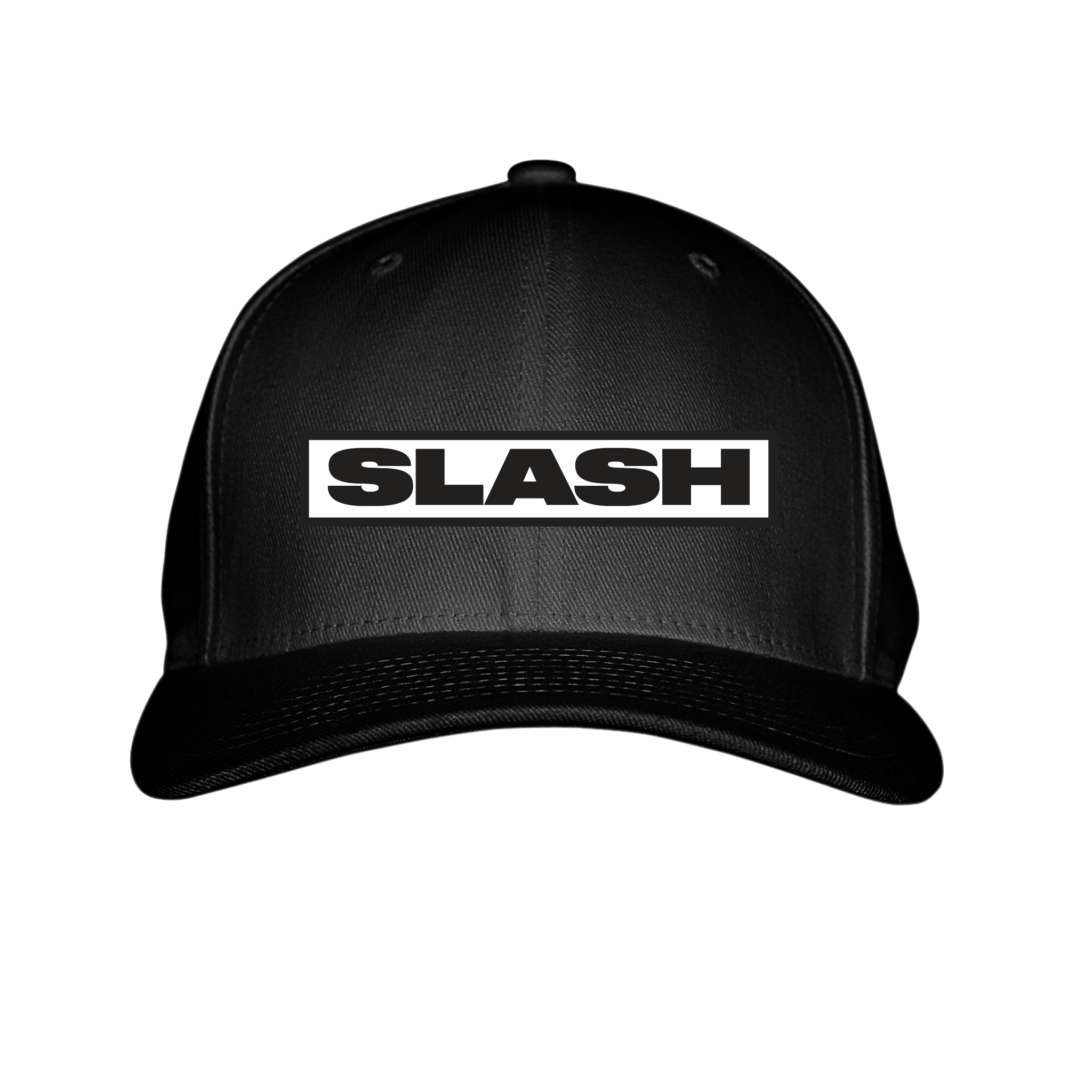 Slash Bold Logo Black Snapback Hat
