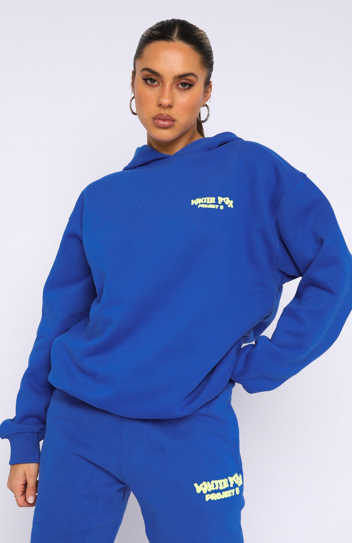 Project 5 Oversized Hoodie Cobalt