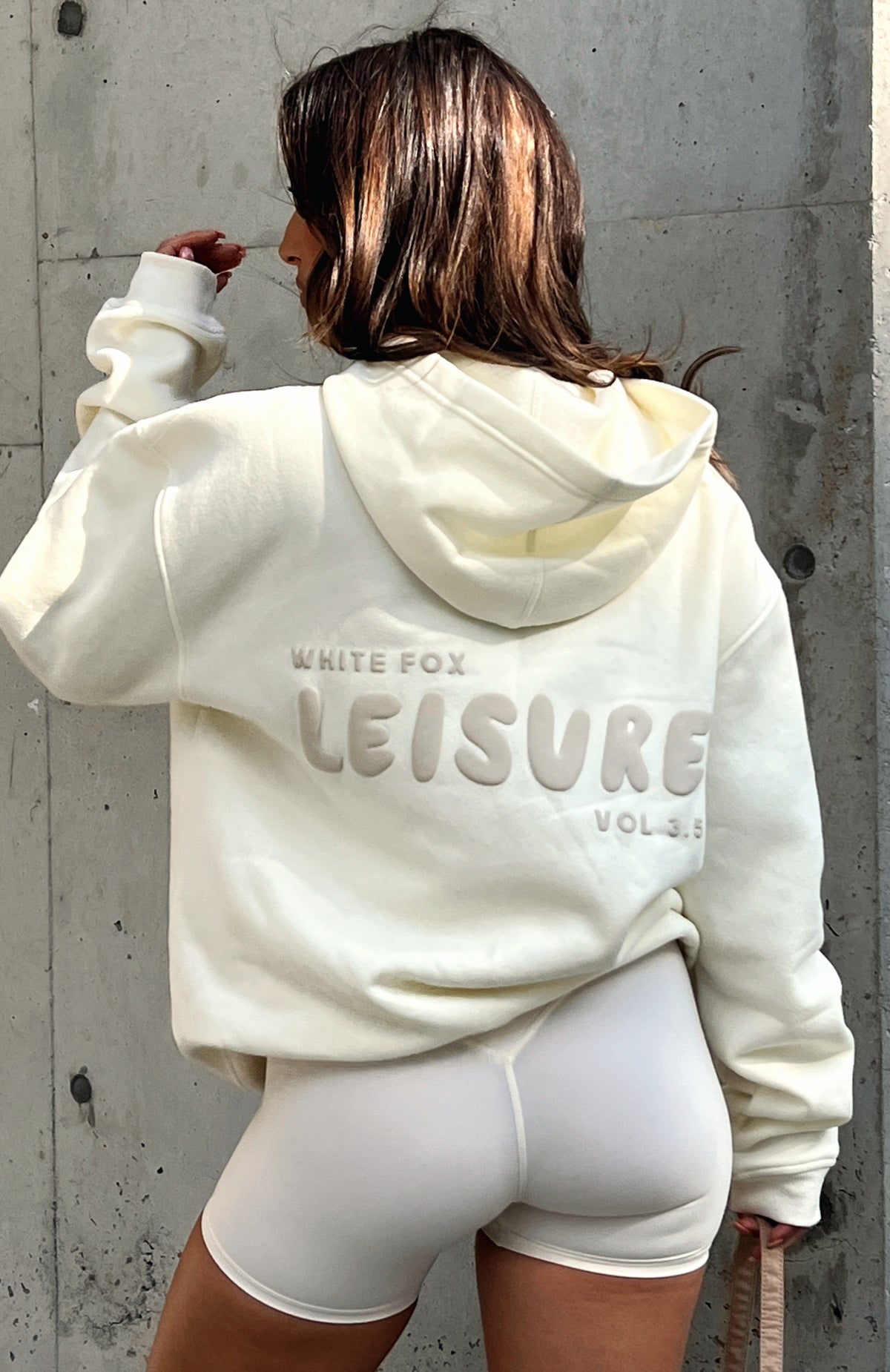 Leisure Series Oversized Hoodie Cream