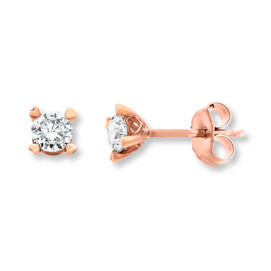 round cut earrings