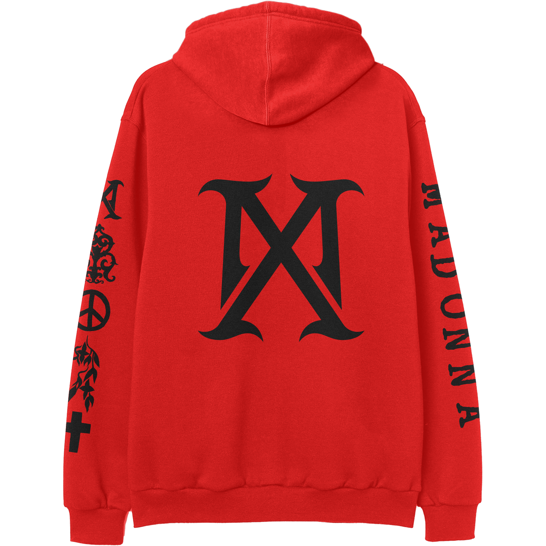Madonna Disturbe The Peace Red Pullover Hoodie