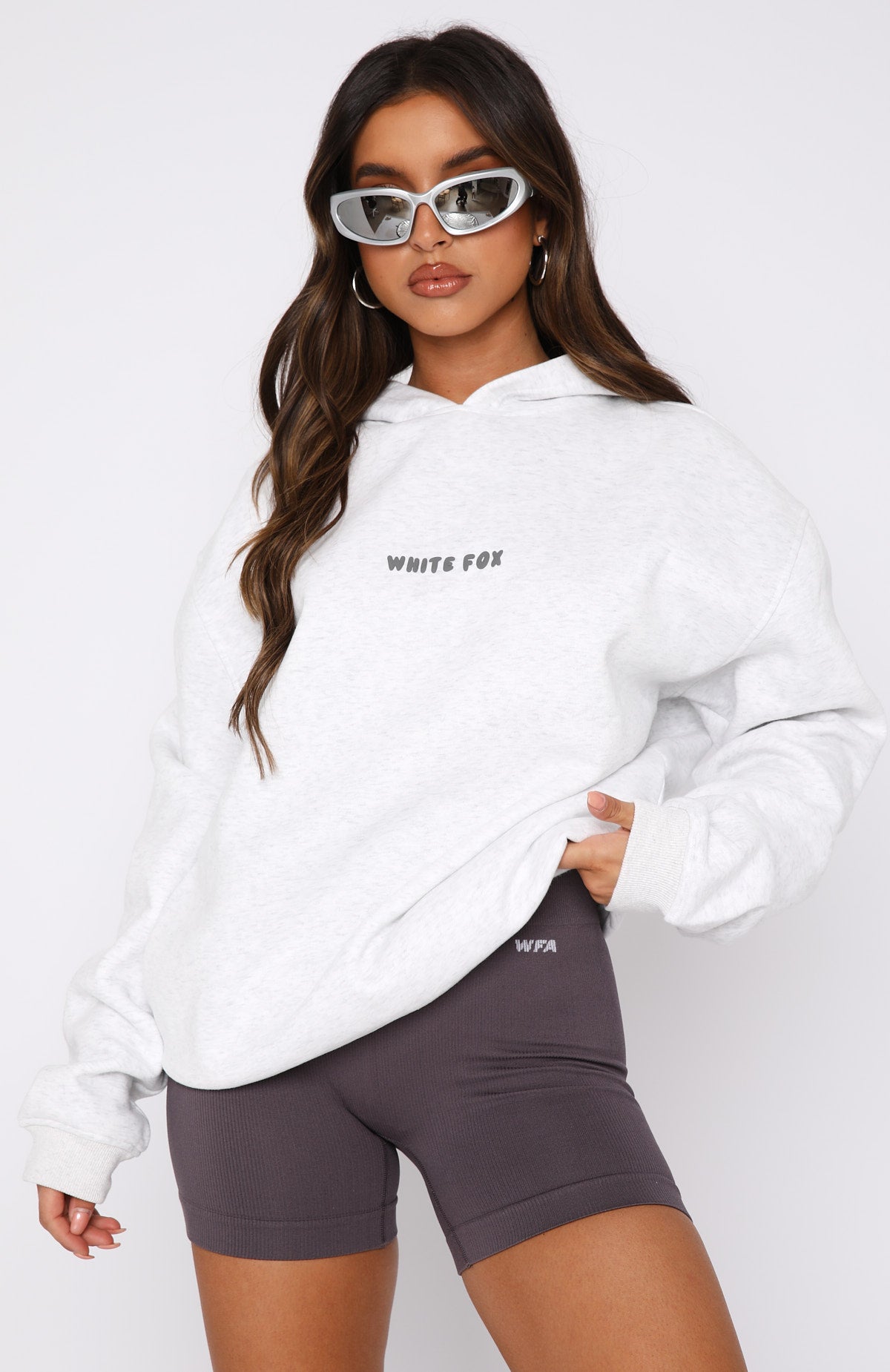 Leisure Series Oversized Hoodie Glacier Grey