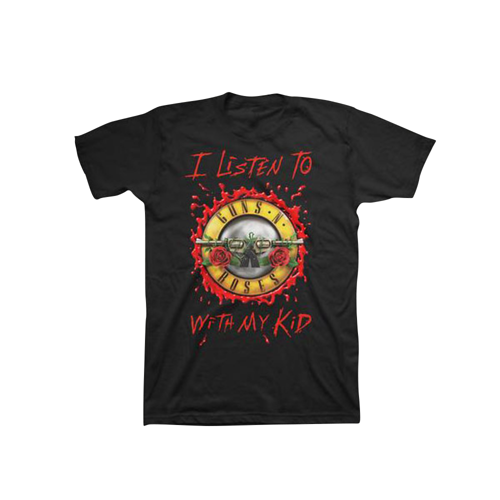 Guns N' Roses I Listen To  Bloody Bullet T-Shirt