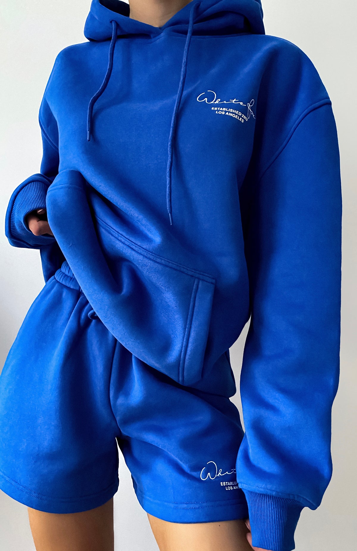 Set The Standard Hoodie Electric Blue