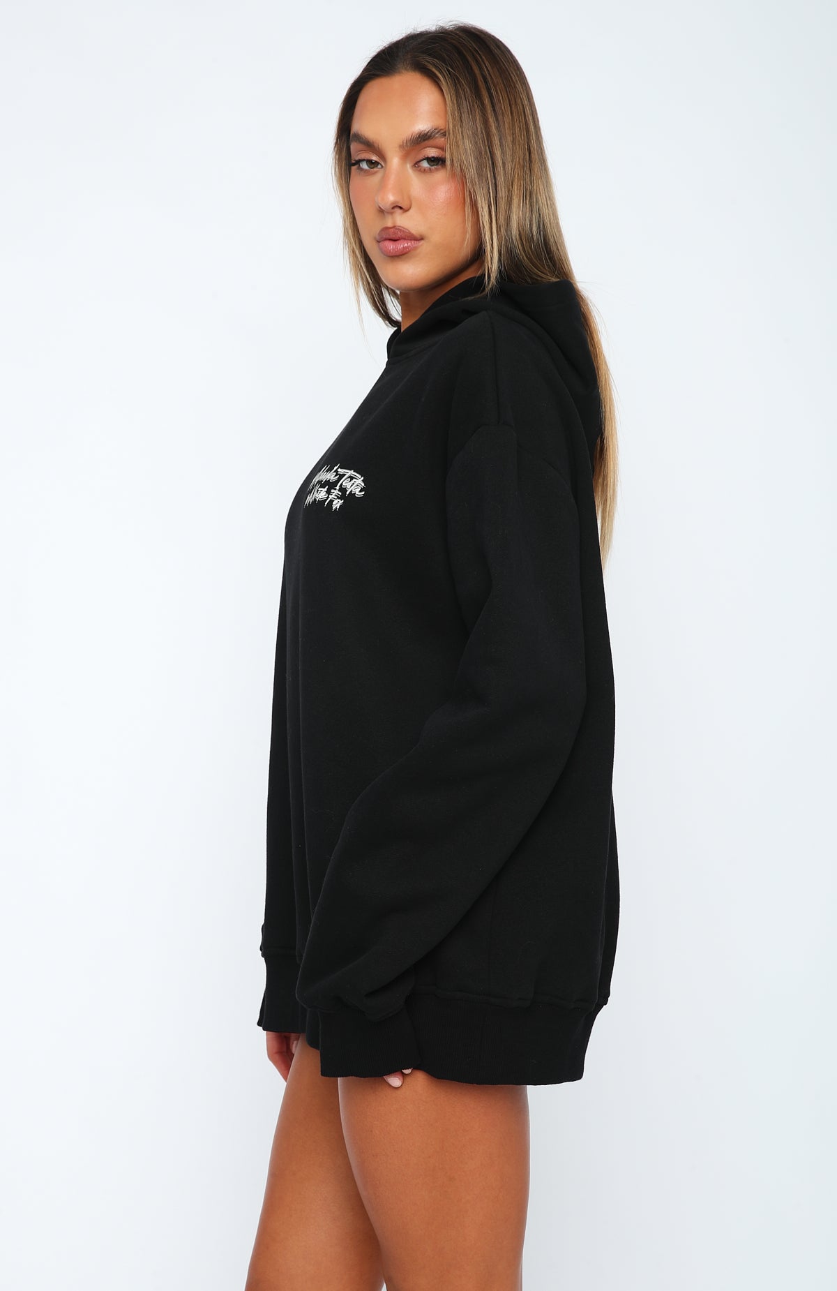 Ex's Oversized Hoodie Black