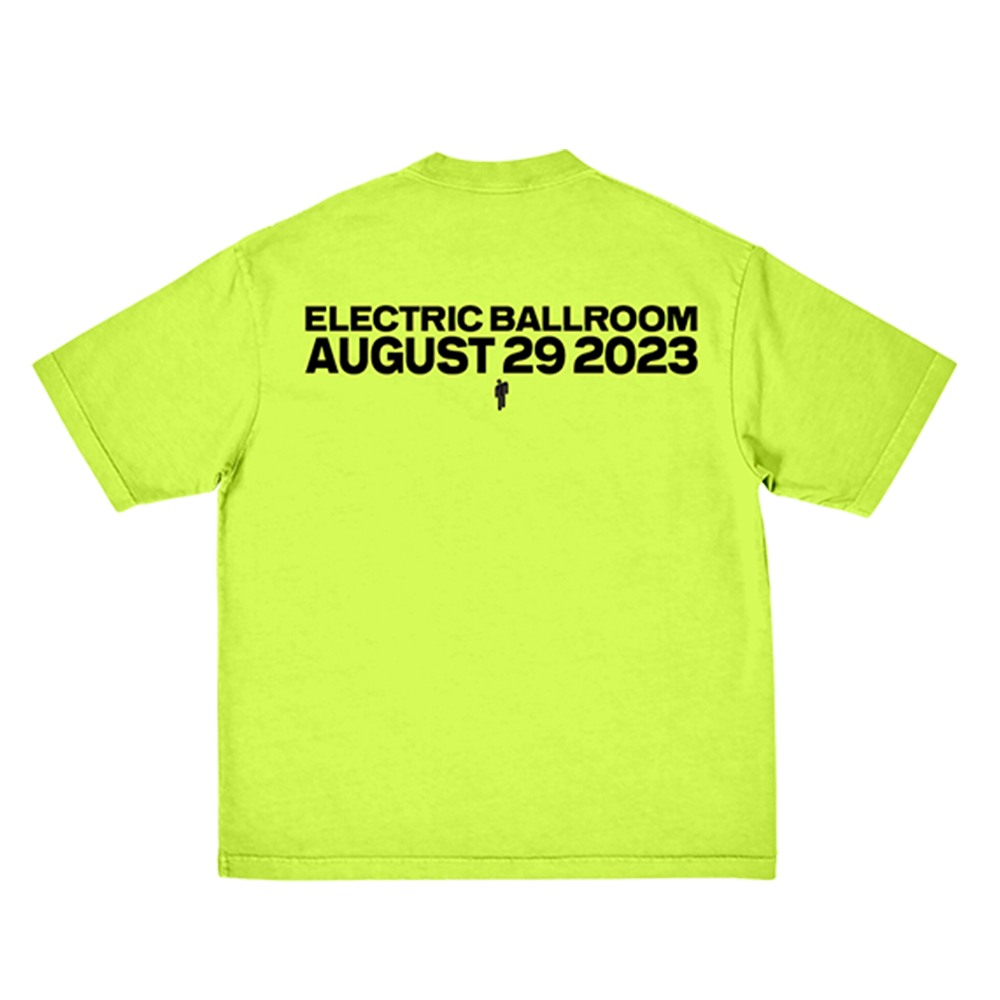 Billie Eilish Electric Ballroom Neon Yellow T-Shirt