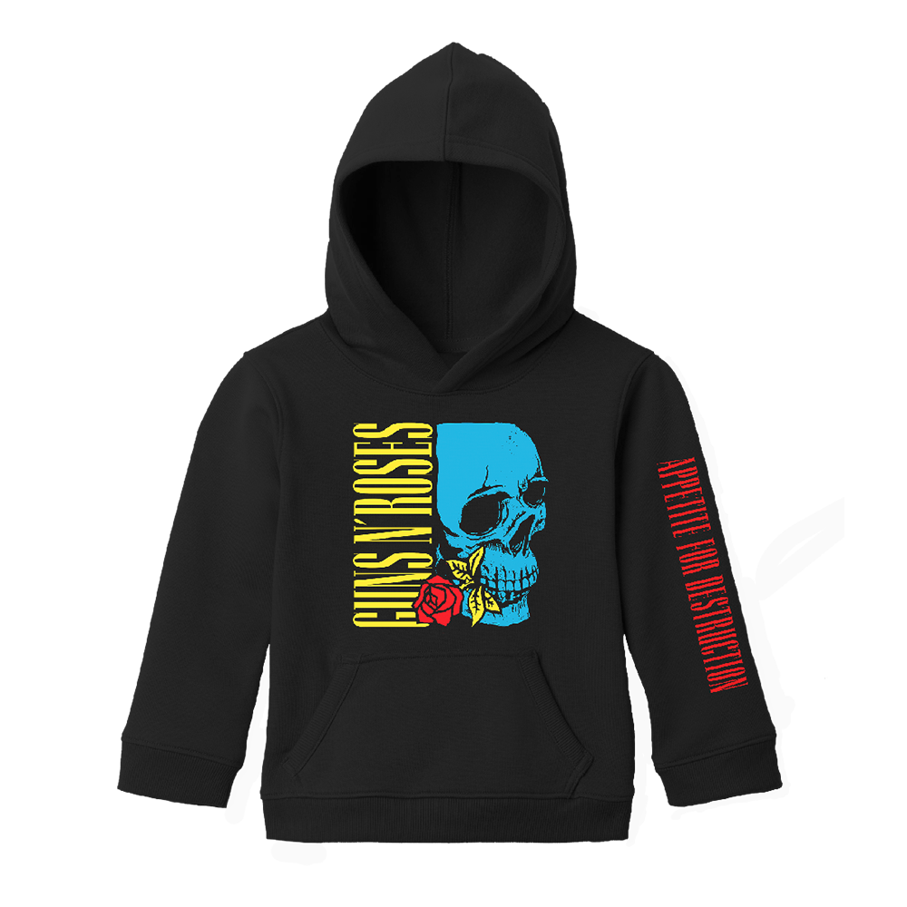 Guns N' Roses Appetite For Destruction Skull Black Hoodie