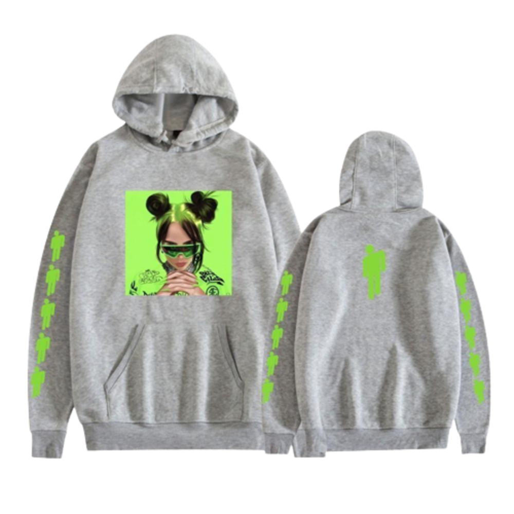 Billie Eilish Hoodie Pullover Oversized Hoodie