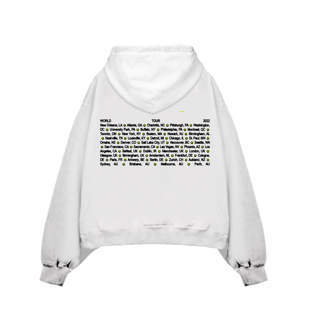 Billie Eilish Look Away Off White Tour Hoodie