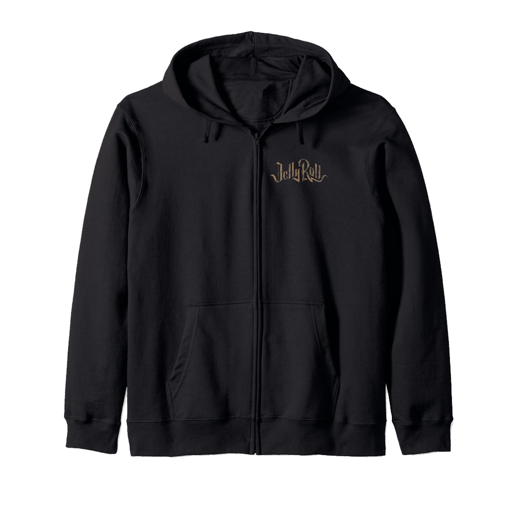Jelly Roll 100 Percent Authentic Zip Hoodie