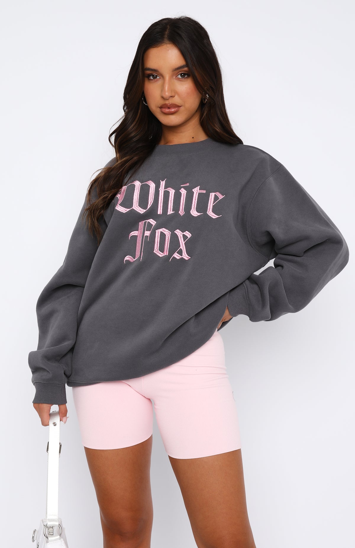 Let's Go For A Ride Oversized Sweater Volcanic