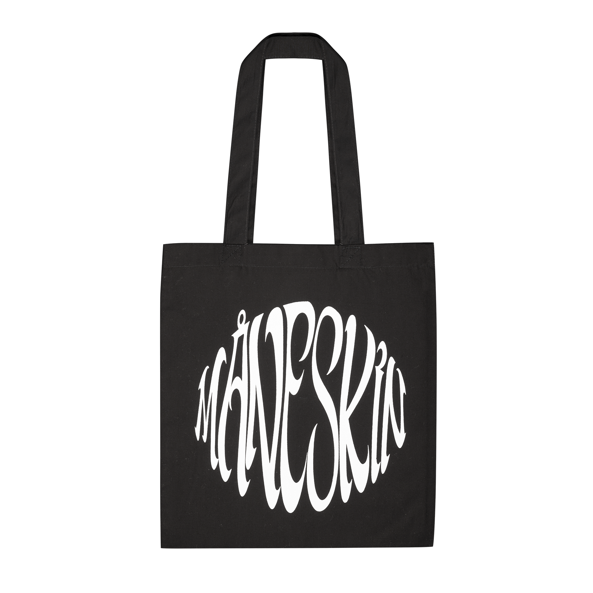 Mneskin  Logo Black Shopper