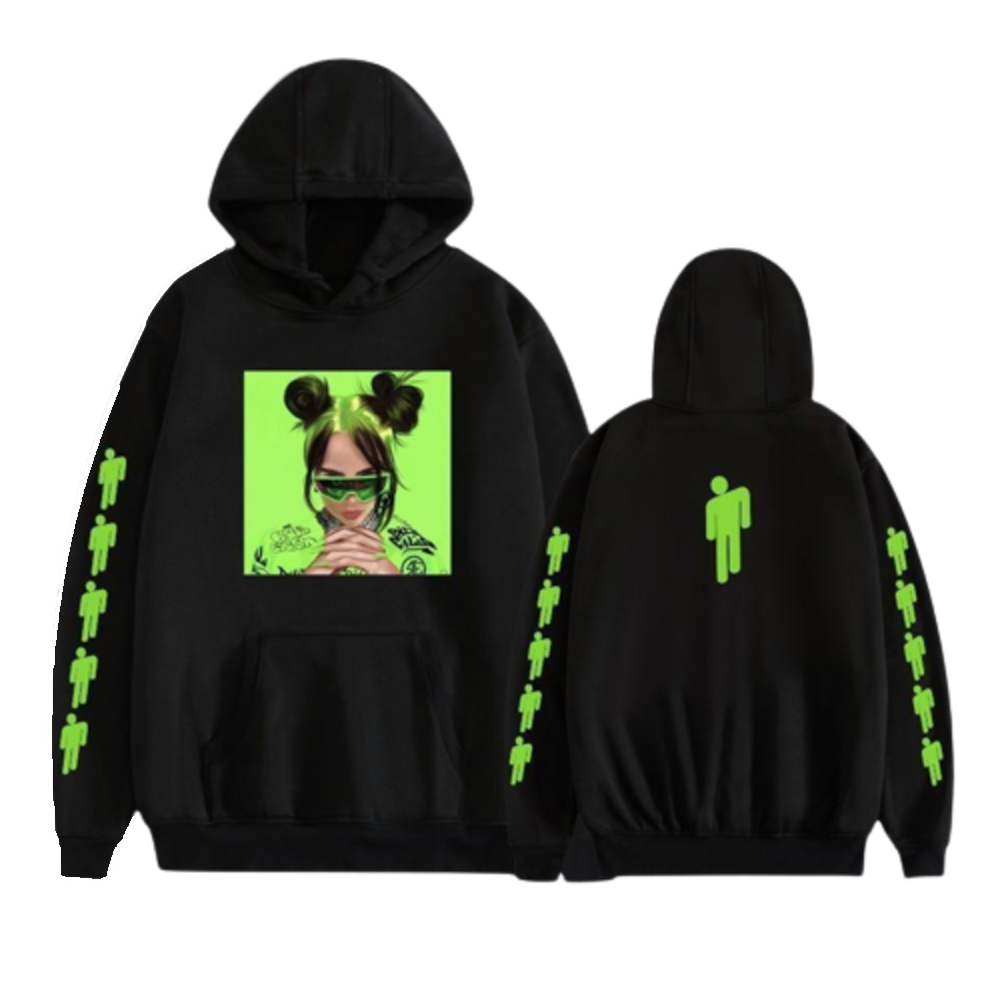 Billie Eilish Hoodie Pullover Oversized Hoodie