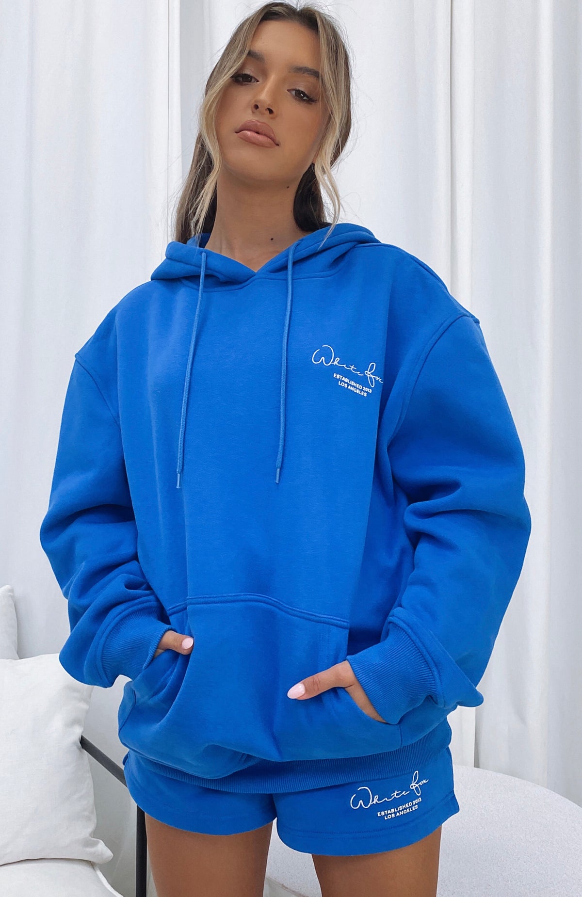 Set The Standard Hoodie Electric Blue