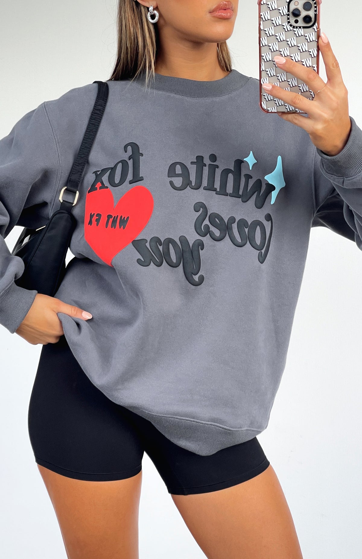 It's True Oversized Sweater Volcanic