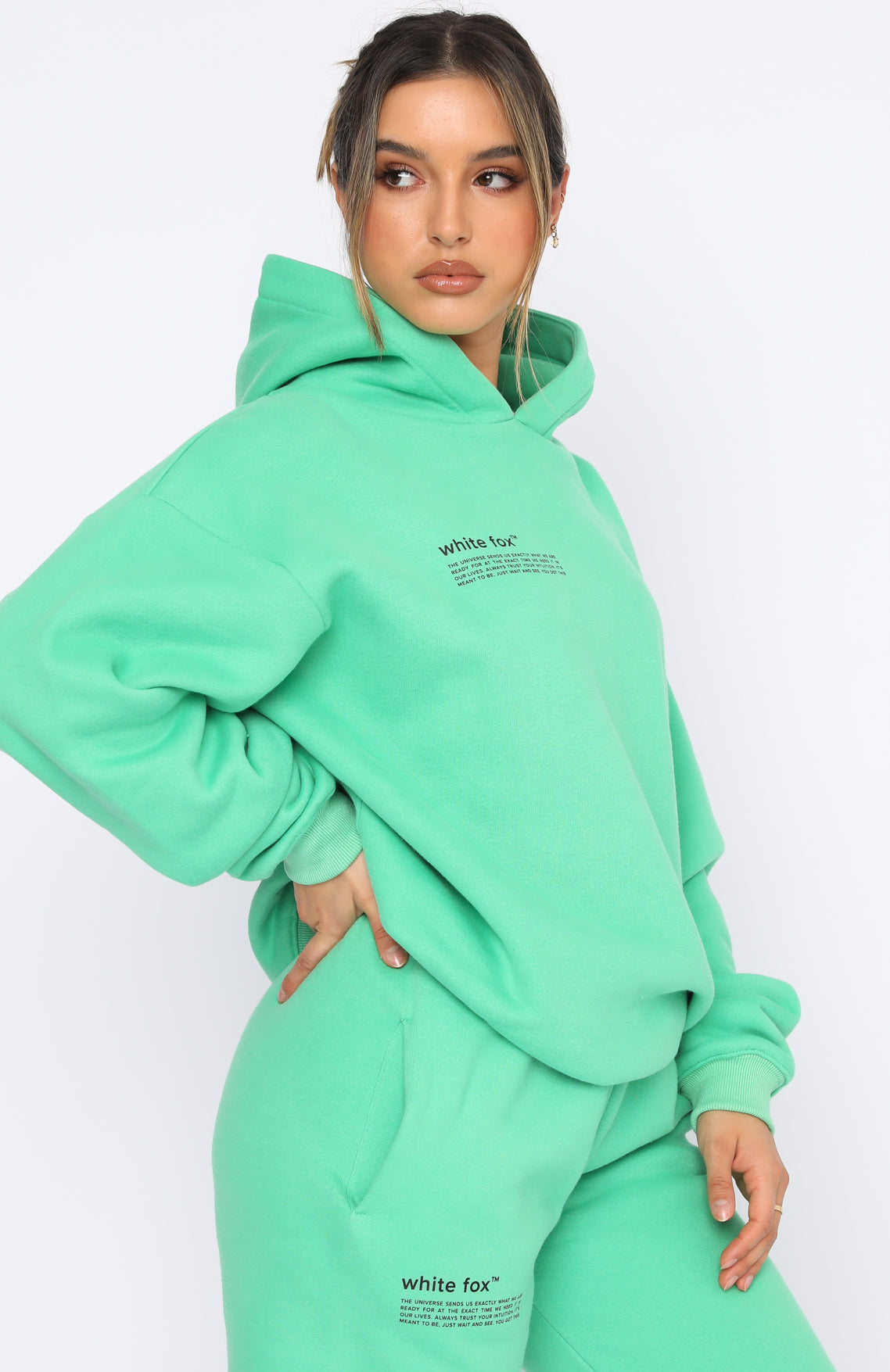 She's A Baddie Hoodie Jolly Green