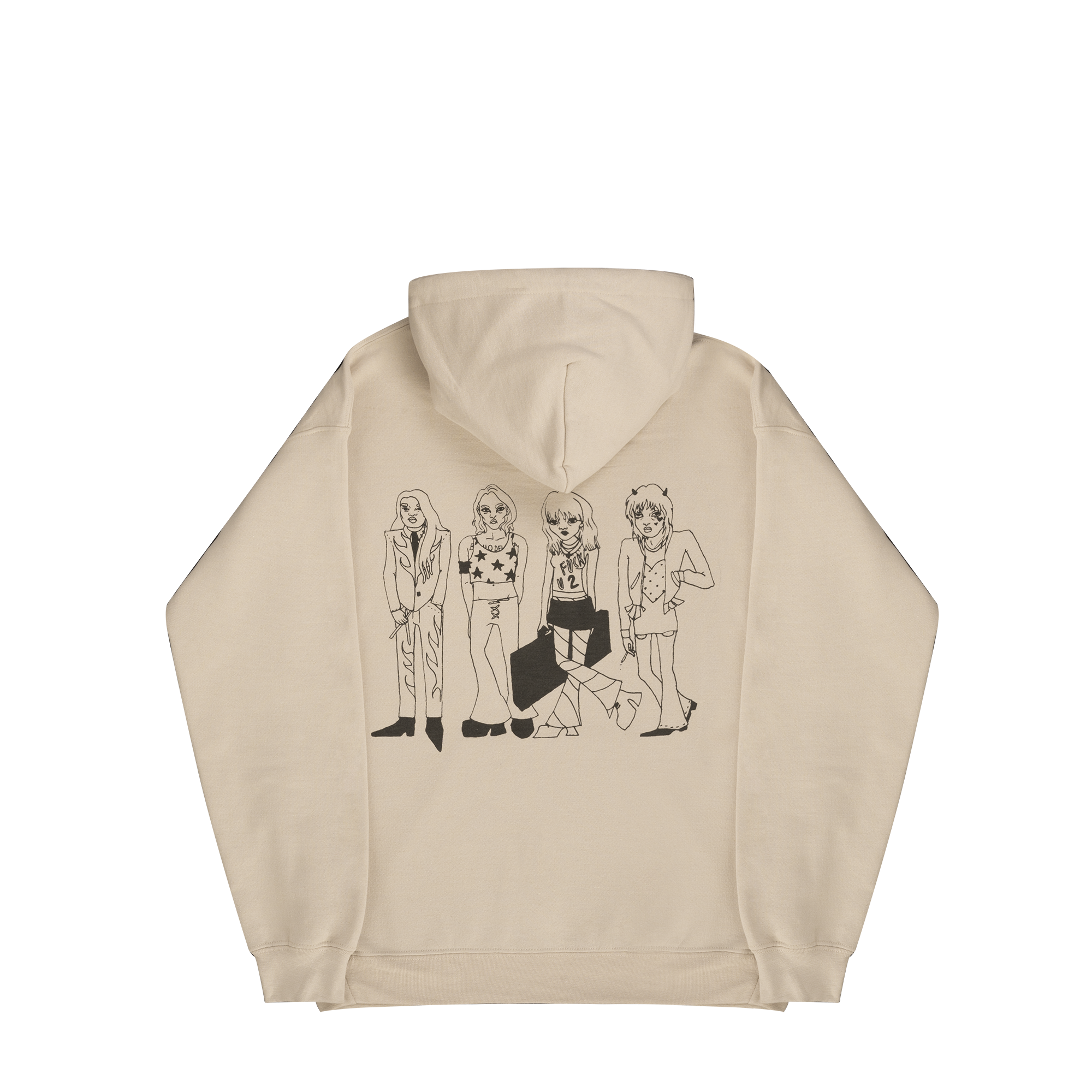 Mneskin  Mini  Doodles Sand Hoodie