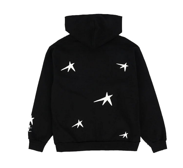 Gracie Abrams Black Zip-Up Star Hoodie