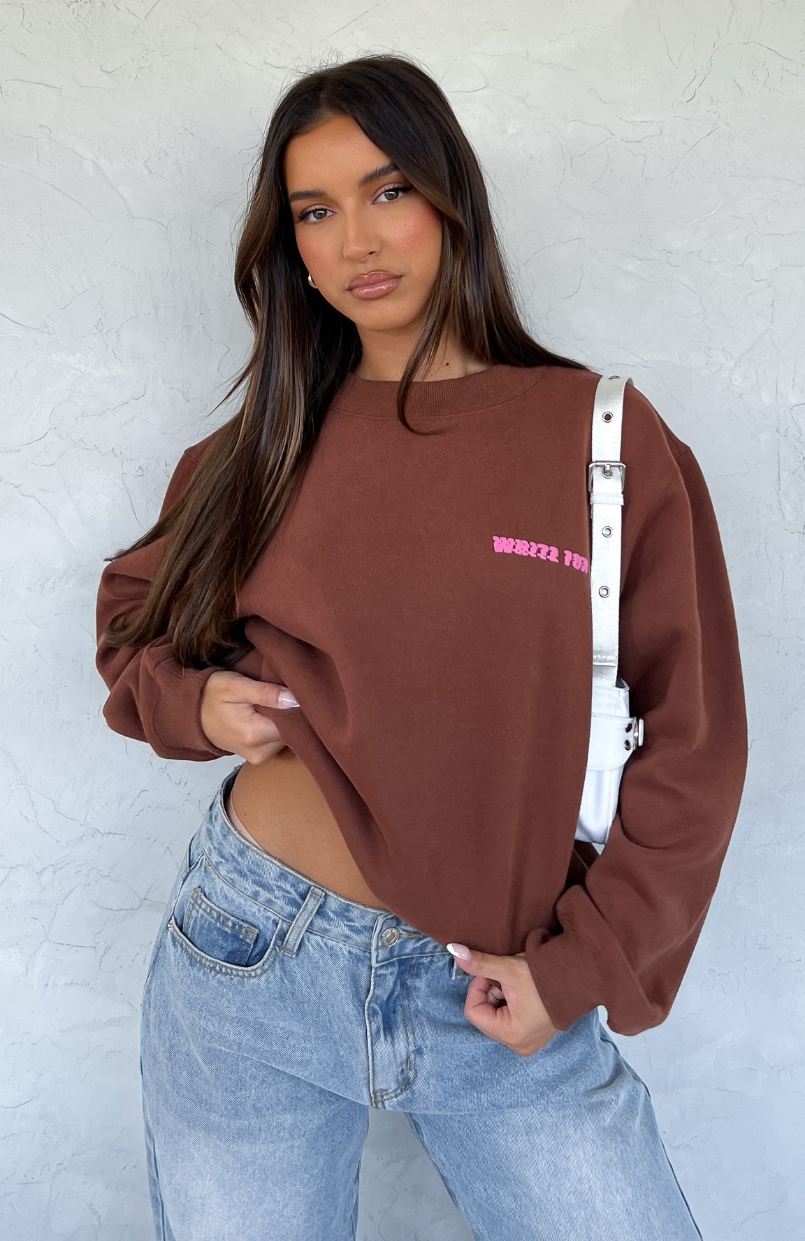 All A Blur Oversized Sweater Auburn