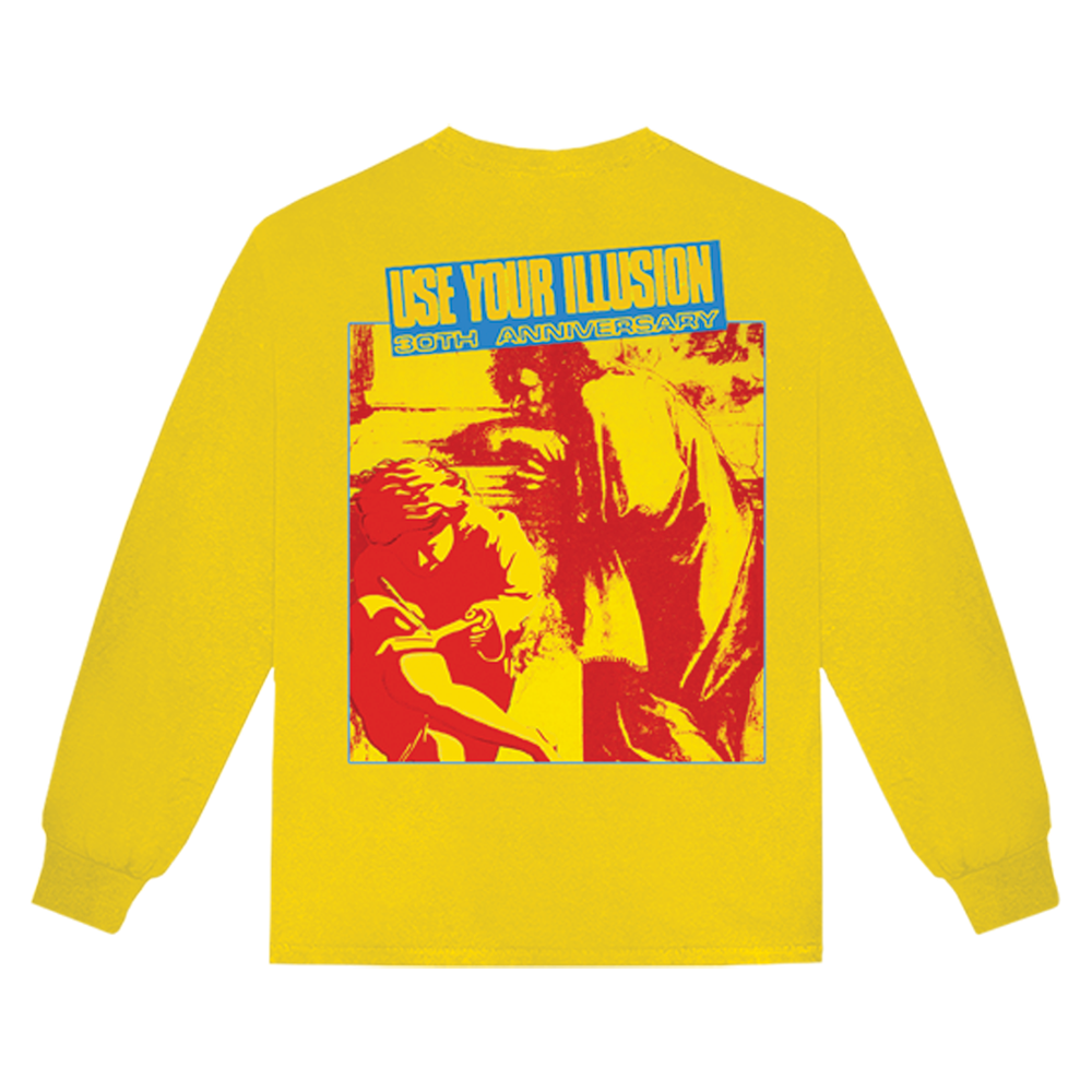 Guns N' Roses 30th Anniversary Use Your Illusion Yellow Longsleeve