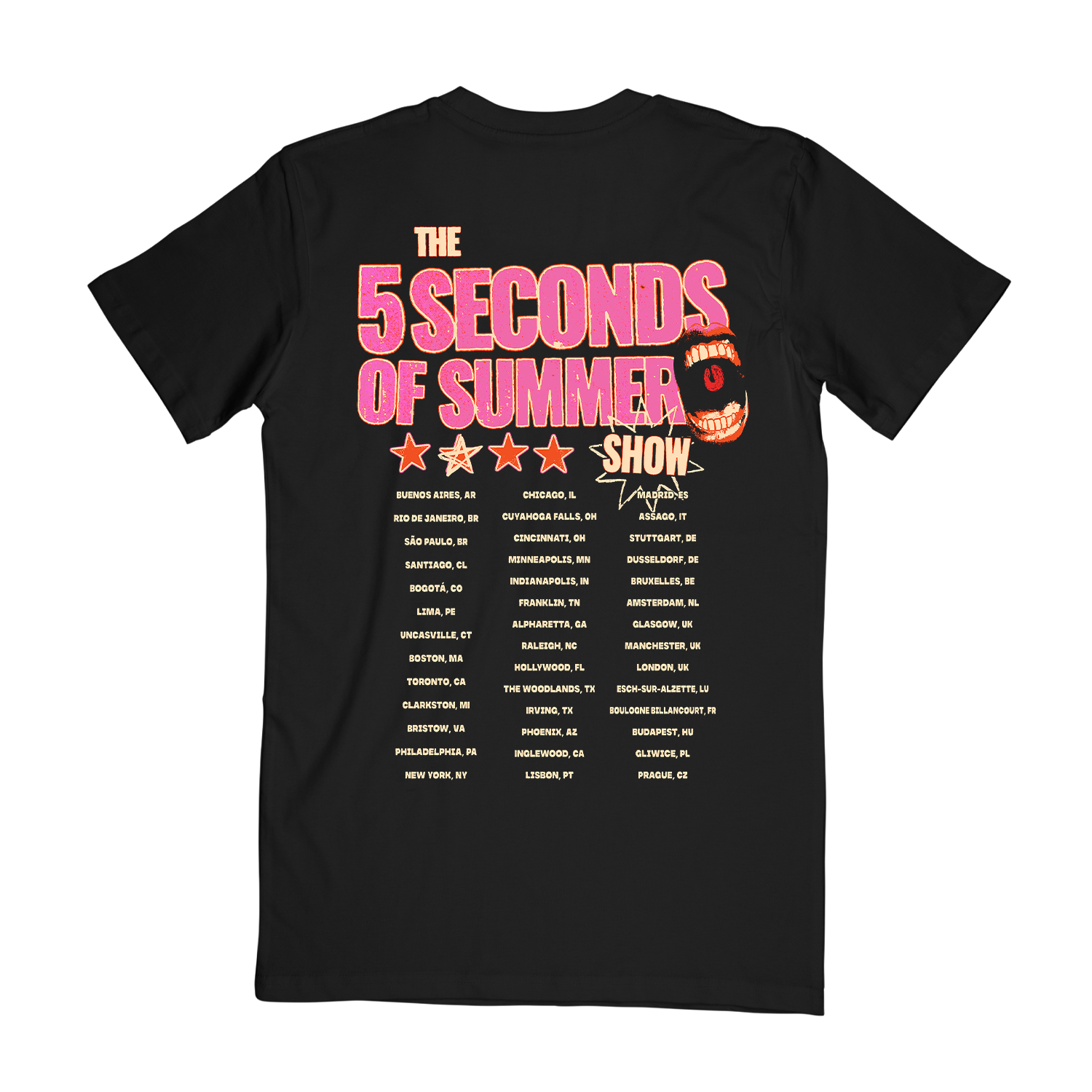 5SOS ABlack T-Shirt