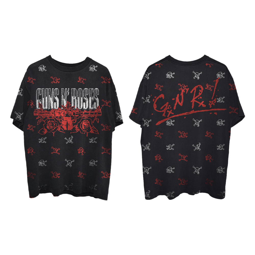Guns N' Roses All Over Print T-Shirt