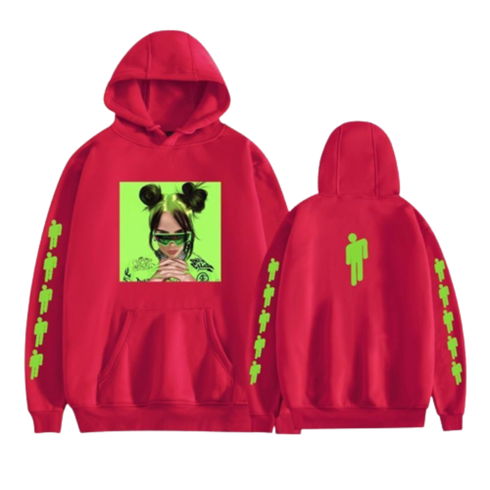 Billie Eilish Hoodie Pullover Oversized Hoodie