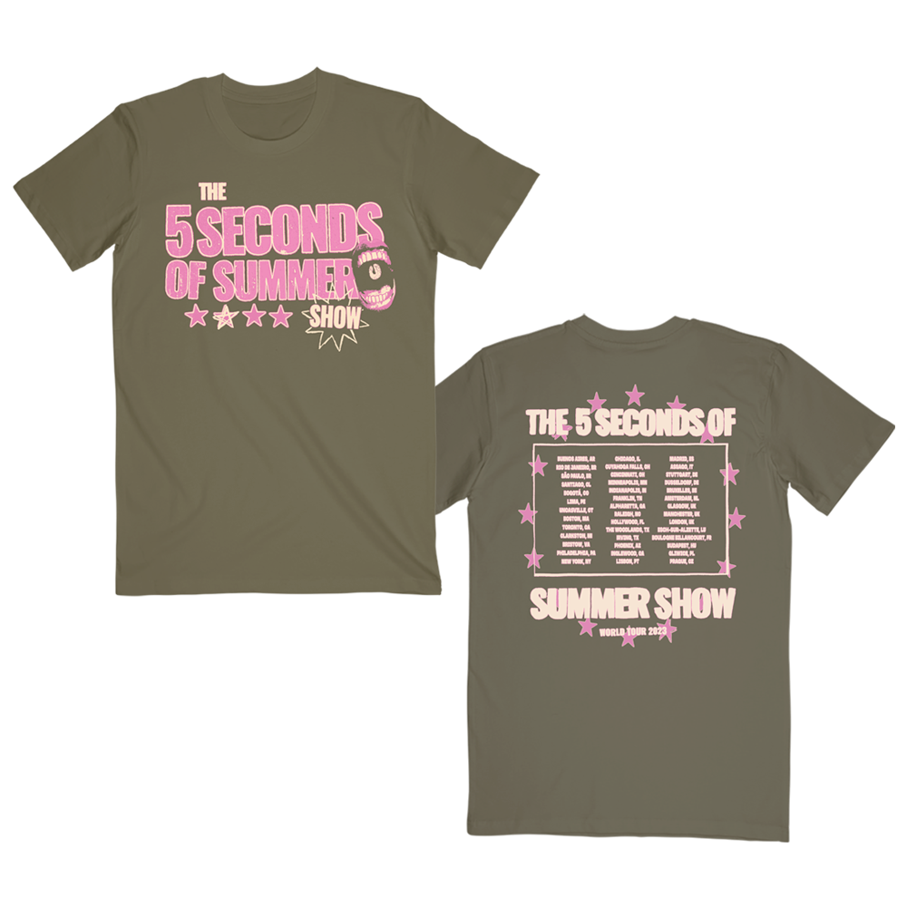 5SOS Army Green T-Shirt