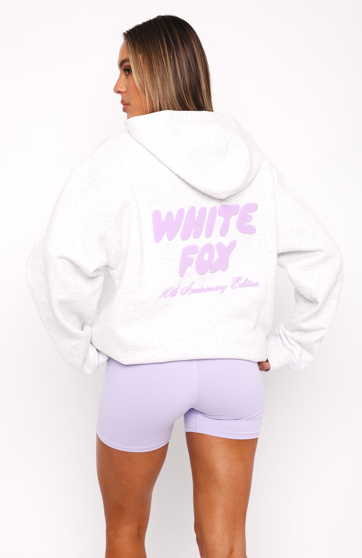 10th Anniversary Edition Oversized Hoodie Glacier Grey