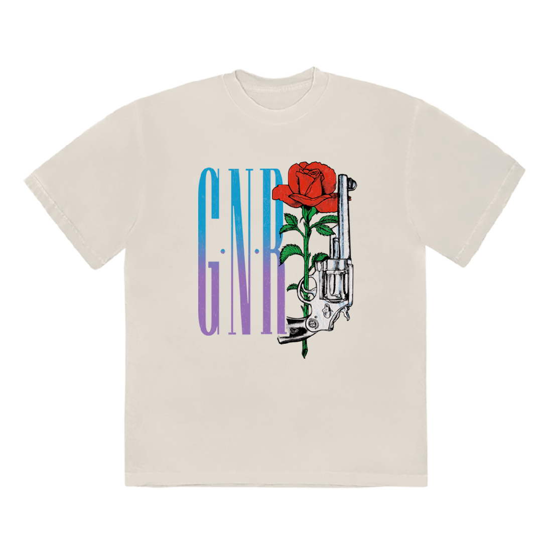 Guns N' Roses Logo Gun T-Shirt