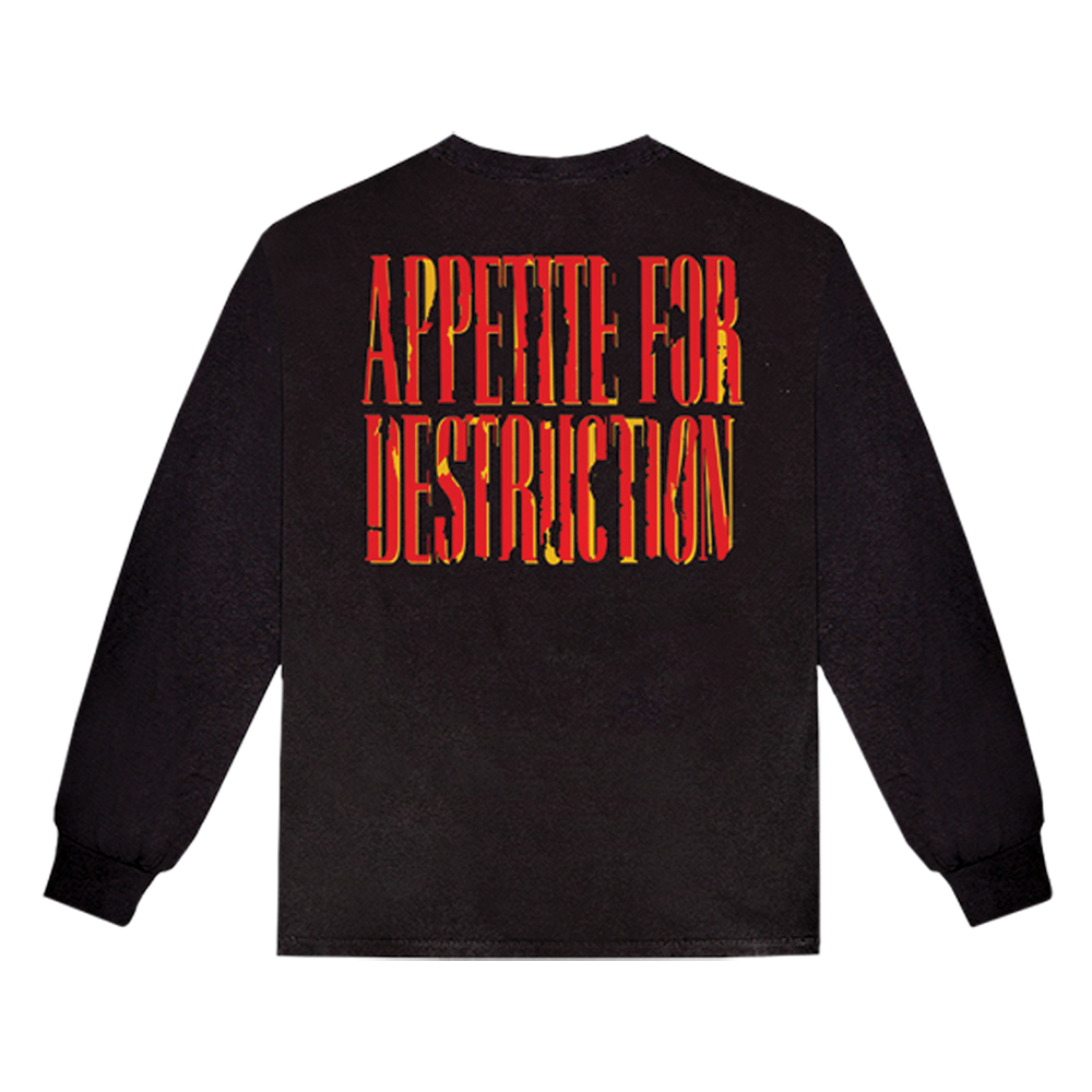 Guns N' Roses Appetite for Destruction Black Longsleeve