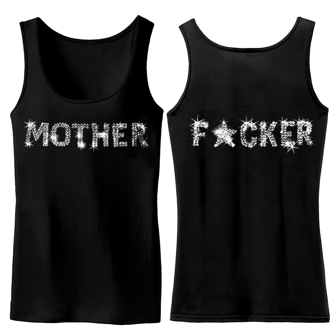Madonna Mother F*cker Rhinestone Tank Top