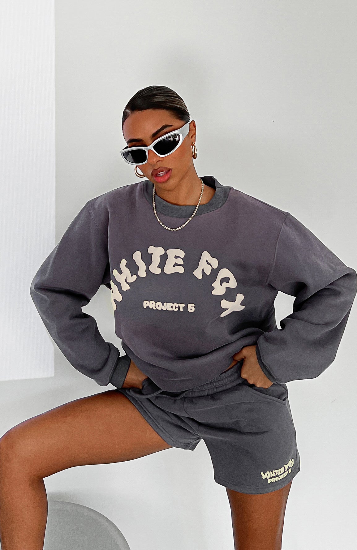 Project 5 Oversized Sweater Volcanic