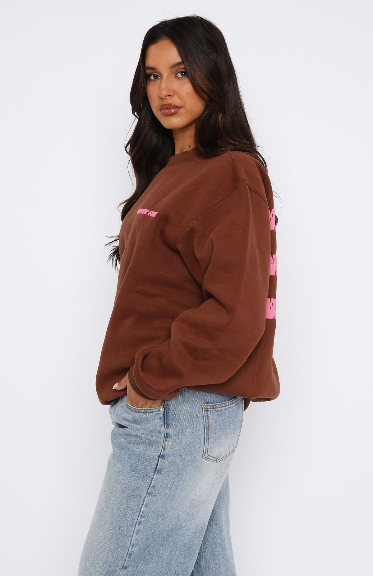 All A Blur Oversized Sweater Auburn
