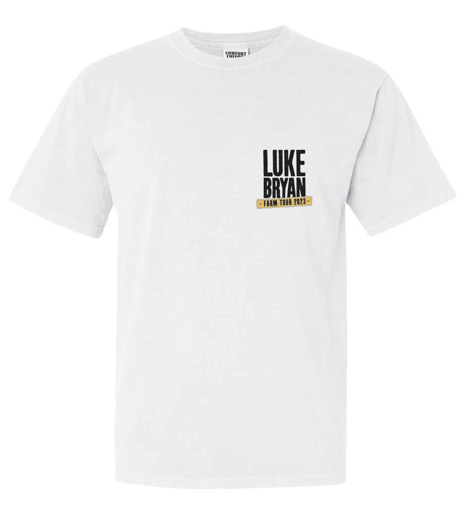 Luke Bryan 2023 Farm Tour Official T-Shirt - Allegan, MI - PRE-ORDER