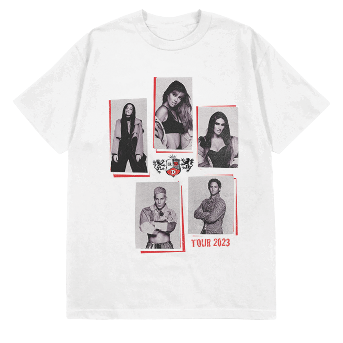RBD Soy Rebelde Group Photo T-Shirt - White