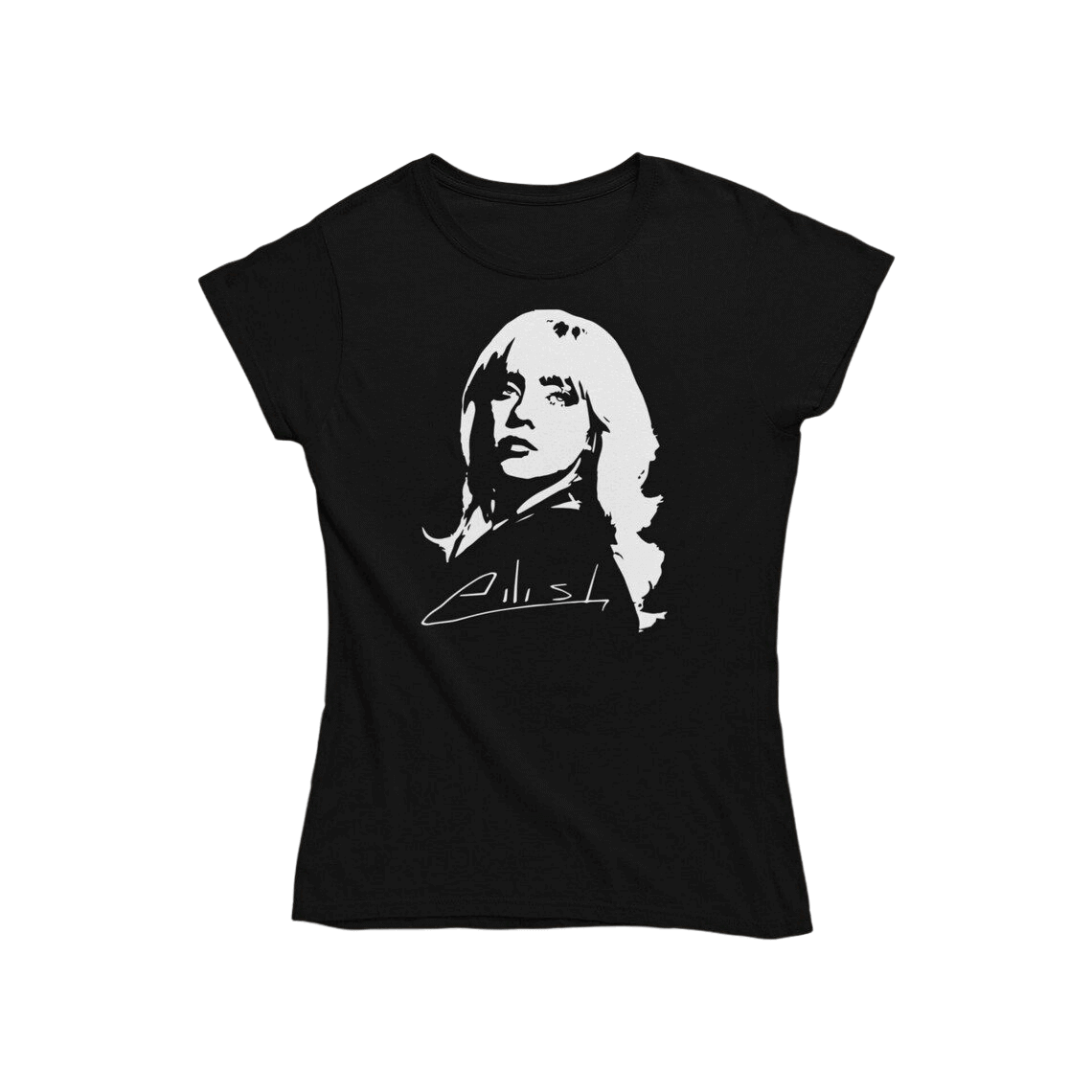 White Vinyl Billie Eilish T-shirt
