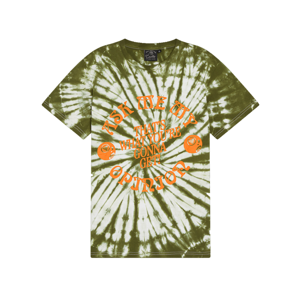 Lainey Wilson Sayin' What I'm Thinkin' Green Tie-Dye T-Shirt